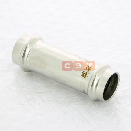 Муфта надвижная пресс нержавеющая  22 х 22  UniFitt